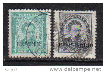 PD25 - PORTOGALLO 1892, Serie N. 78/79 - Used Stamps