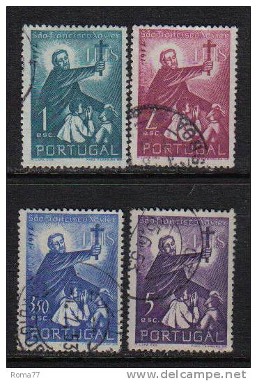 PD38A - PORTOGALLO 1952, S. F. Saverio Serie 770/773 - Used Stamps