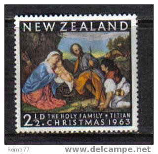 D908 - NUOVA ZELANDA : TIZIANO NATALE 1963  N. 416  *** - Gemälde