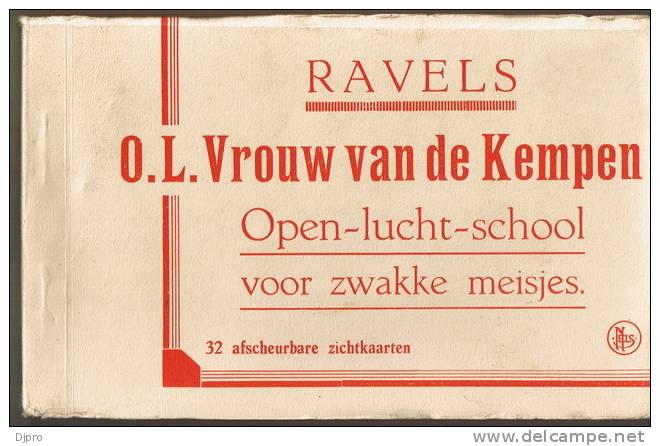 Ravels O L Vrouw Van De Kempen  Openlucht School Voor Zwakke Meisjes  32 Kaarten - Ravels