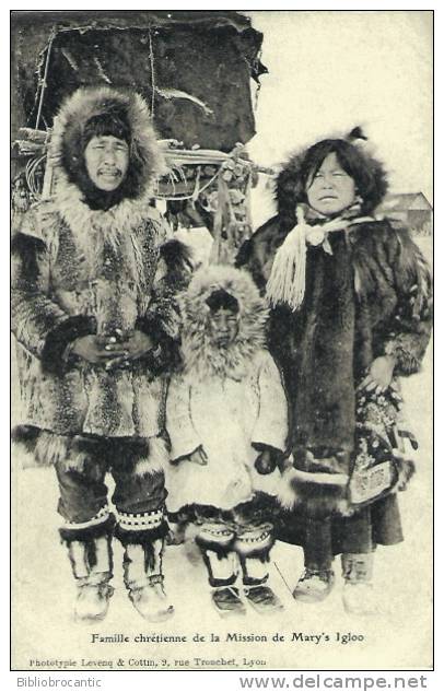 ALASKA - UNE FAMILLE CHRETIENNE DE LA MISSION DE MARY ´S IGLOO - Altri & Non Classificati