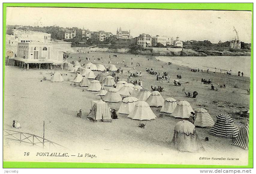 PONTAILLAC   La Plage - Pont-l'Abbé-d'Arnoult