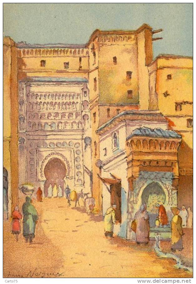 MAROC - FEZ  - Médina Quartier Nazarine - Barré Dayez N° 3502B - Illustrateur Henri Noizeux - Fez (Fès)