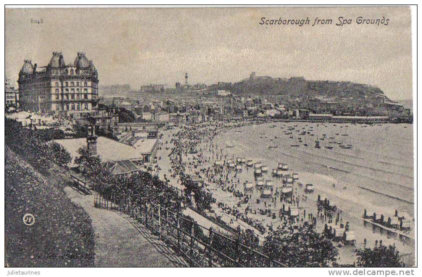 Scarborough From Prince Of Wales Hotel Cpa Bon état - Scarborough