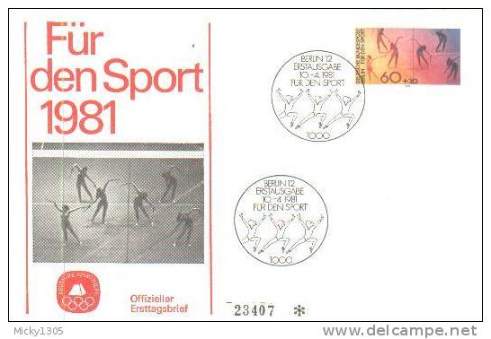 Germany / Berlin -  Mi-Nr 645/646 FDC (U391)- - 1981-1990