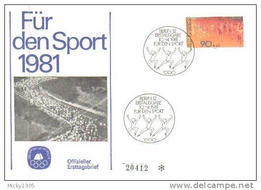 Germany / Berlin -  Mi-Nr 645/646 FDC (U391)- - 1981-1990