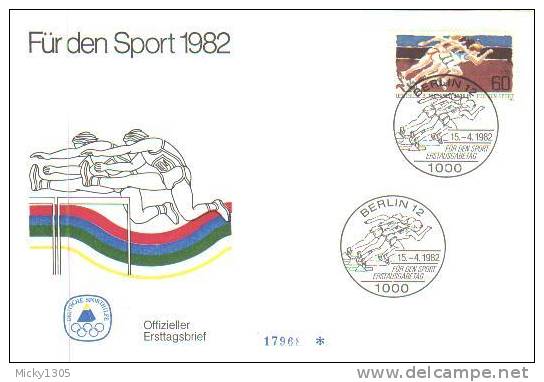 Germany / Berlin -  Mi-Nr 664/665 FDC (U392)- - 1981-1990