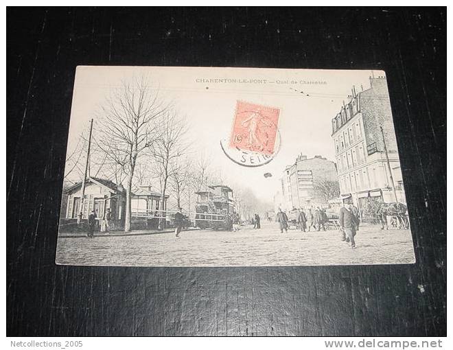 CHARENTON-LE-PONT QUAI DE CHARENTON - 94 Val De Marne - Carte Postale De France - Charenton Le Pont