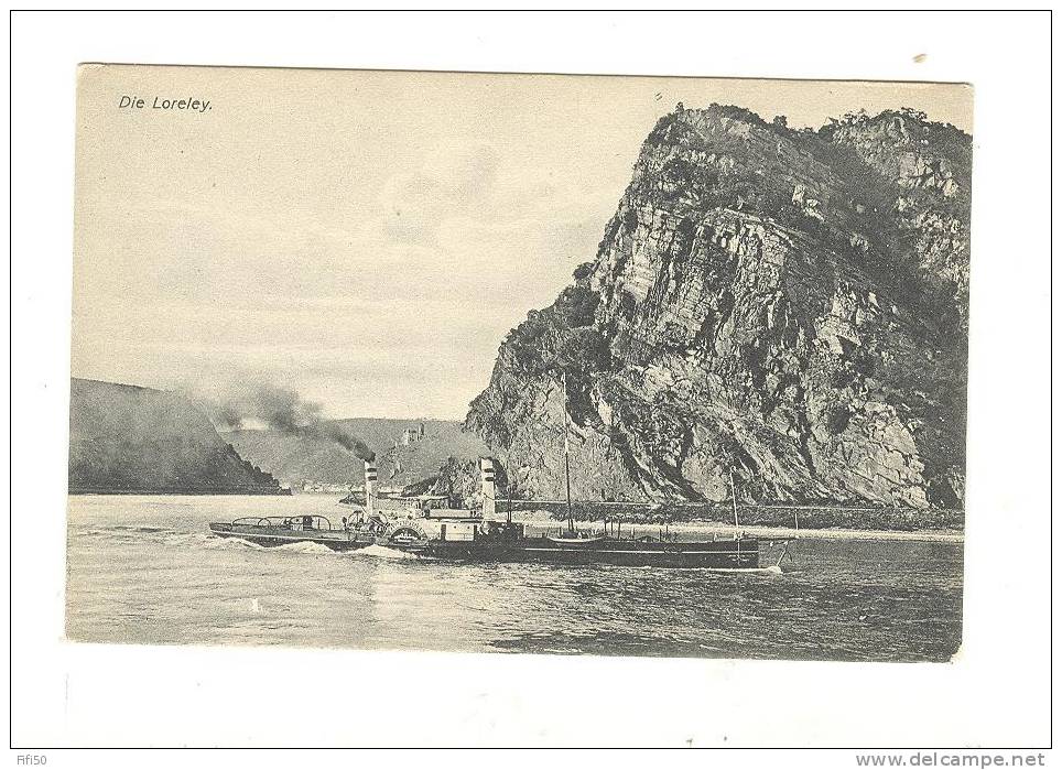 DIE LORELEY  Boot : Kannenc Iles Sea IV    BATEAU A VAPEUR - Loreley
