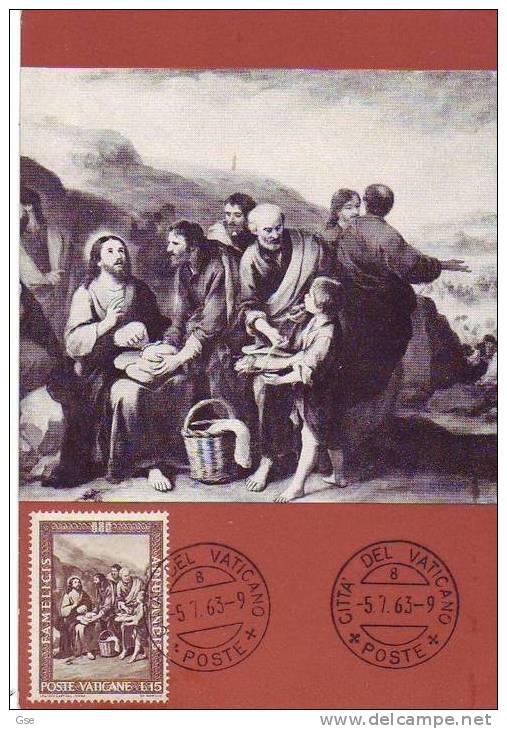 VATICANO 1963 - C.M. - Yvert 374 - Murillo - Religieux