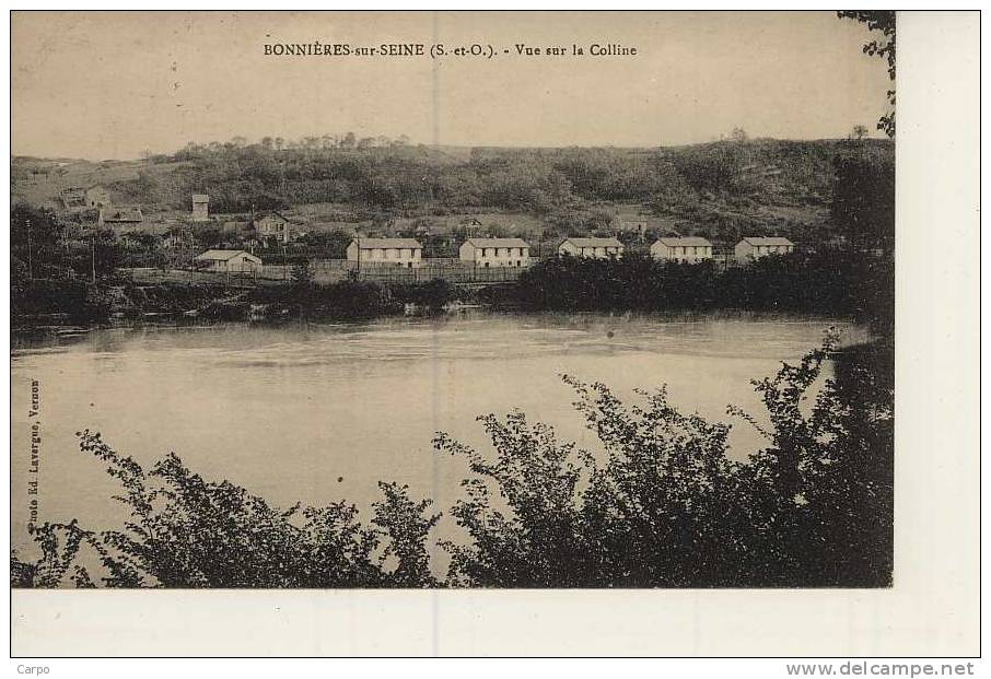 BONNIÈRES SUR SEINE - Vue Sur La Coline. - Bonnieres Sur Seine