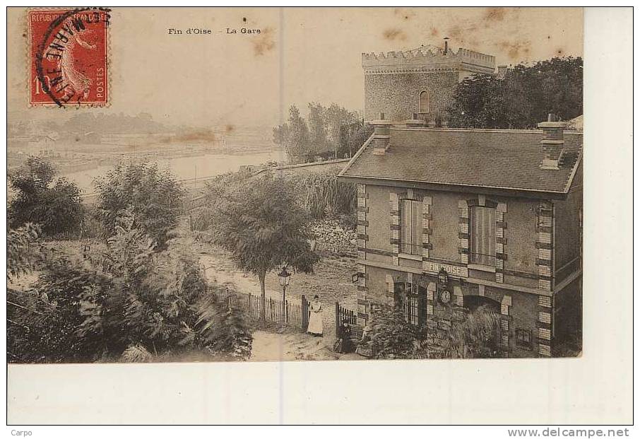 FIN D'OISE. - La Gare. - Conflans Saint Honorine