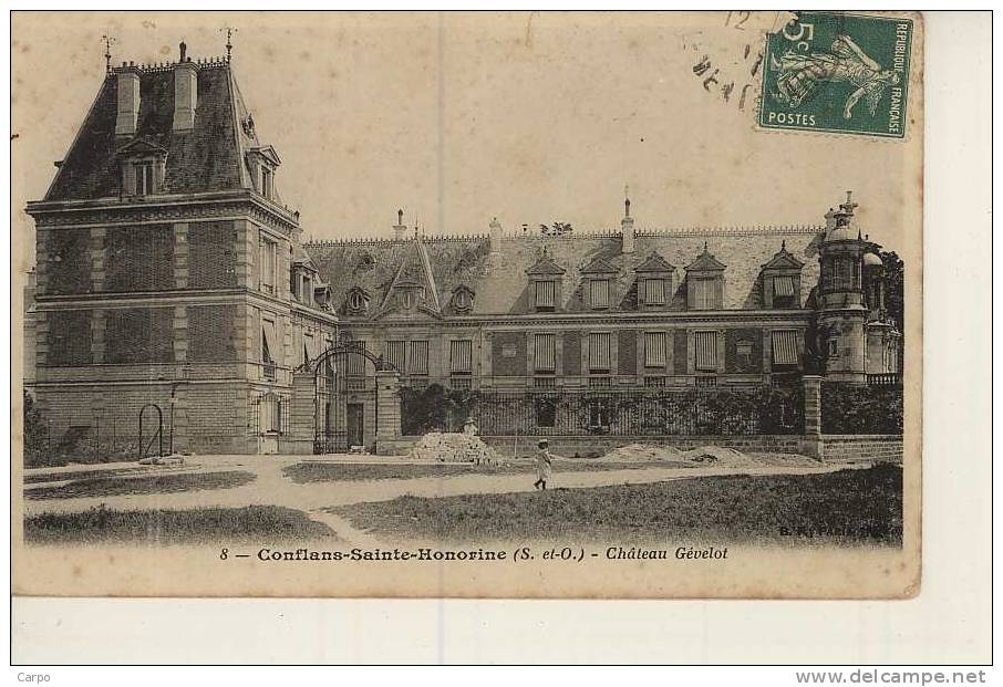 CONFLANS SAINTE HONORINE. - Chateau Gévelot. - Conflans Saint Honorine