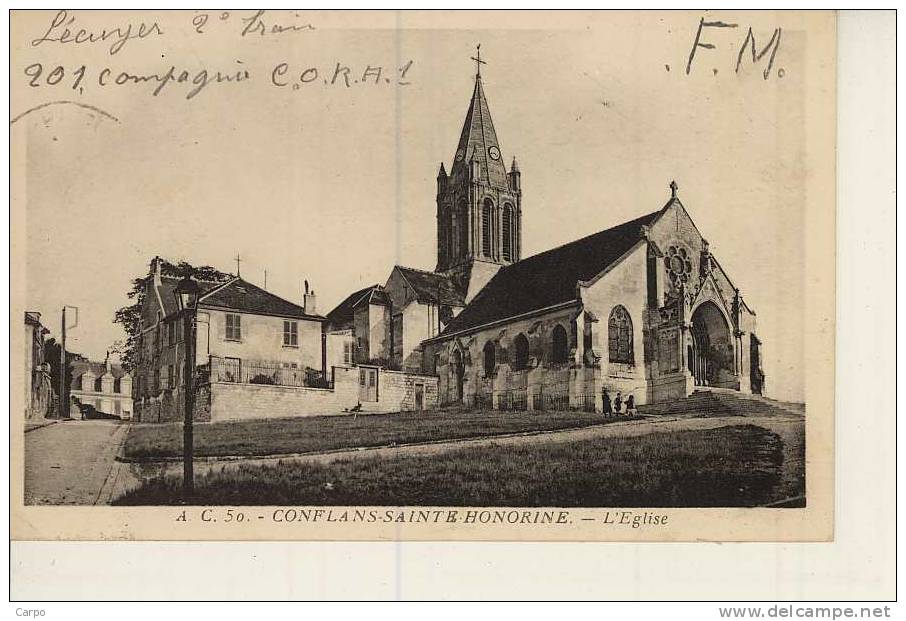 CONFLANS SAINTE HONORINE. - L´église. - Conflans Saint Honorine