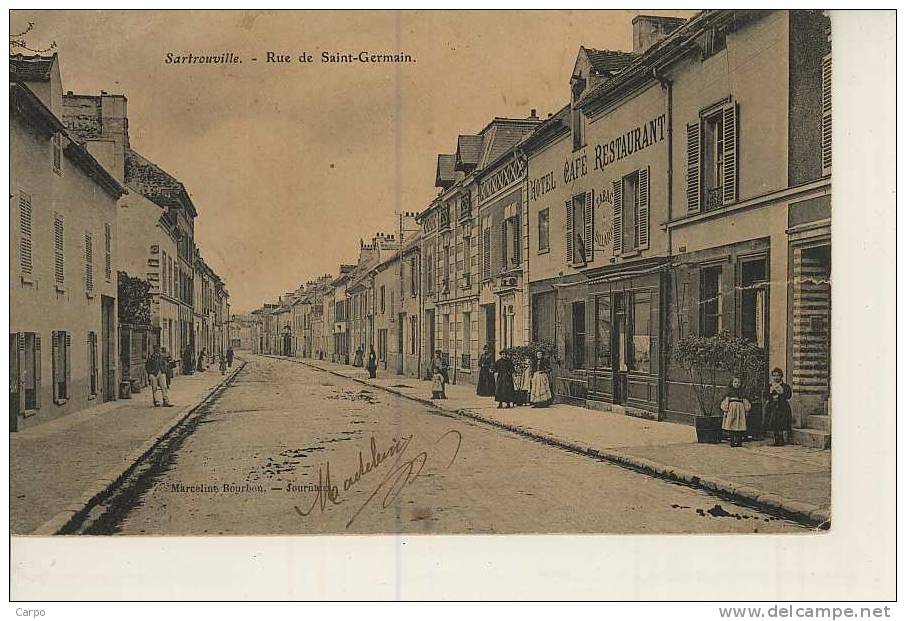 SARTROUVILLE - Rue De St-Germain. - Sartrouville