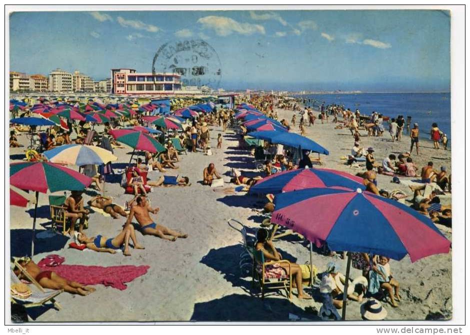 Sottomarina Lido 1969 Spiaggia Ombrelloni Bella - Chioggia