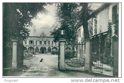 BELGIQUE:CHIMAY(Hainaut.)   .Entrée  Du Château.Non écrite.Edit.E.Douniau.Car                     Tes  En Gros.Chimay. - Chimay