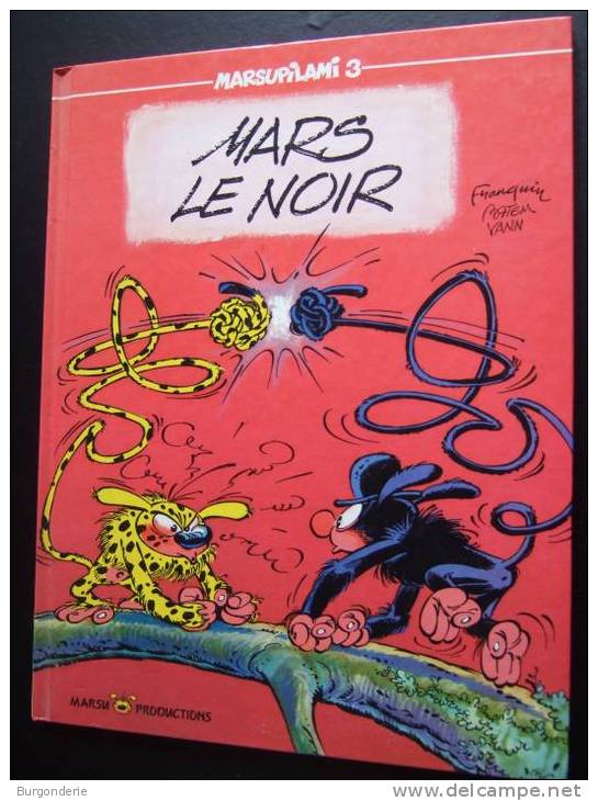 MARS LE NOIR/ MARSUPILAMI 3/ FRANQUIN/ BATEM/YANN/ MARSU PRODUCTIONS/ 1989 - Franquin