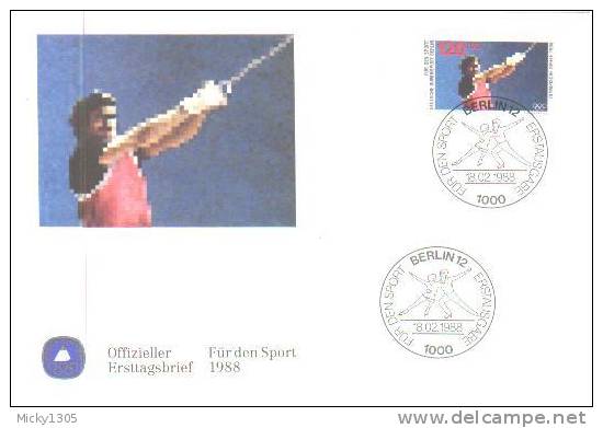 Germany / Berlin -  Mi-Nr 801/803 FDC (U398)- - 1981-1990