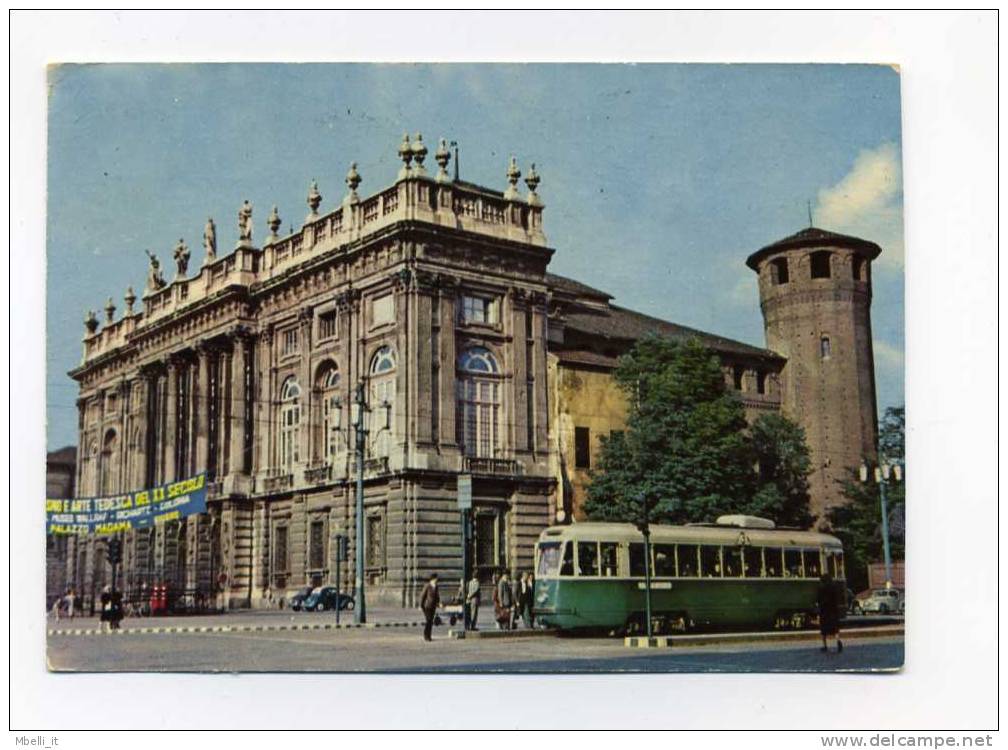 Torino Palazzo Madama E Tram 1960 - Altri & Non Classificati