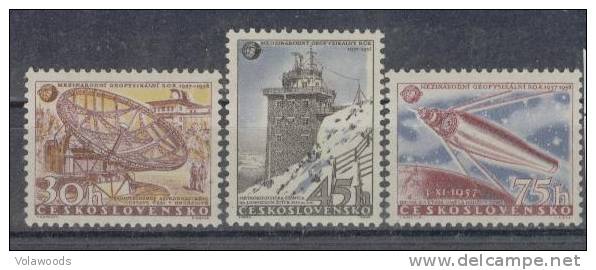 Cecoslovacchia - Serie Completa Nuova: Anno Geofisico Internazionale - 1957 - Neufs