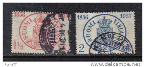 PD62 - FINLANDIA 1931 , Serie N. 164/165 - Usati