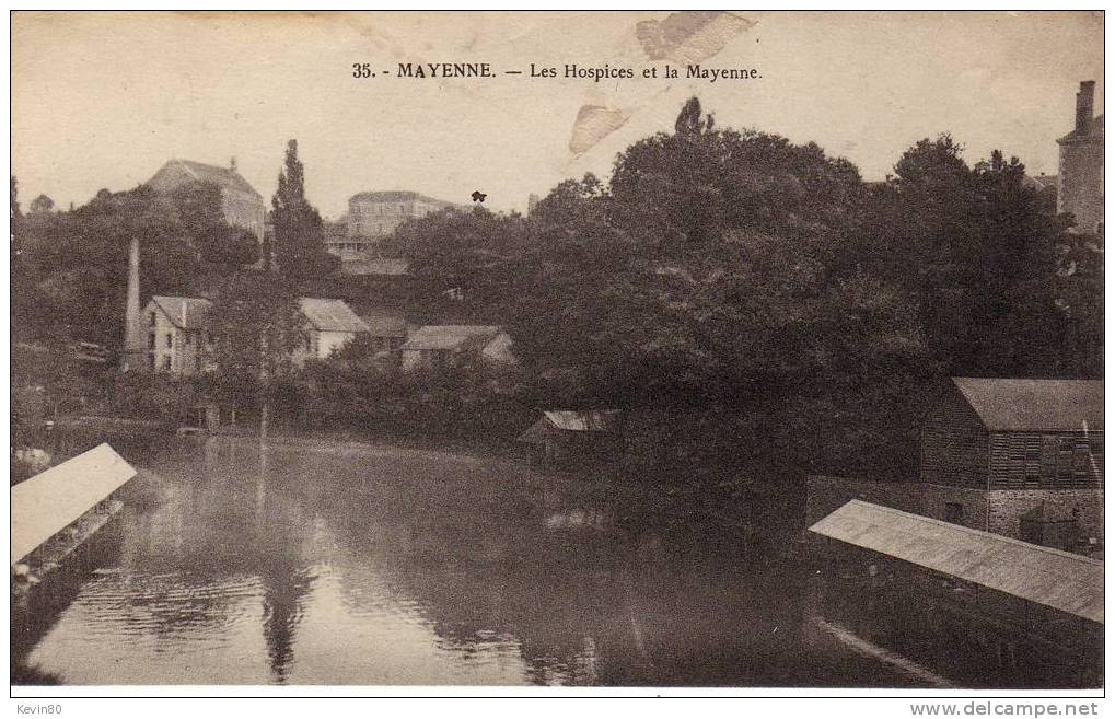 53 MAYENNE Les Hospices Et La Mayenne - Mayenne