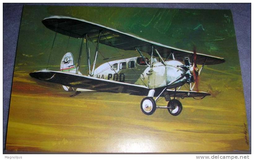 Airplane,Aircraft,"Polikarpov Po-2",Model 1946-1956.,Reprint,postcard - 1946-....: Moderne