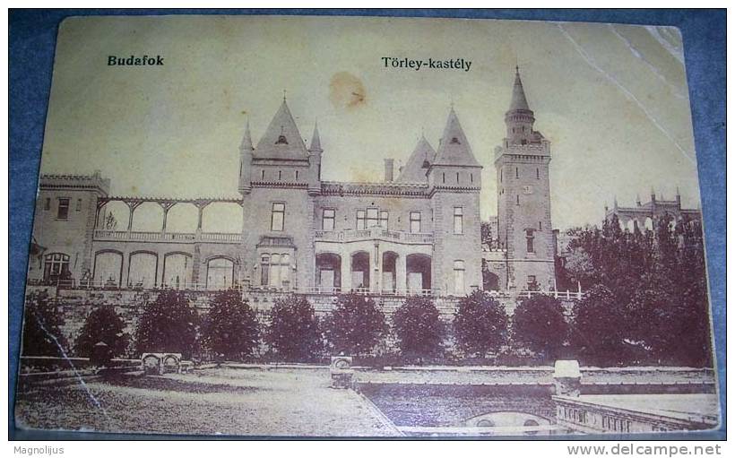 Hungary,Budafok,Castle,Torley,Mansion,vintage Postcard - Hongrie