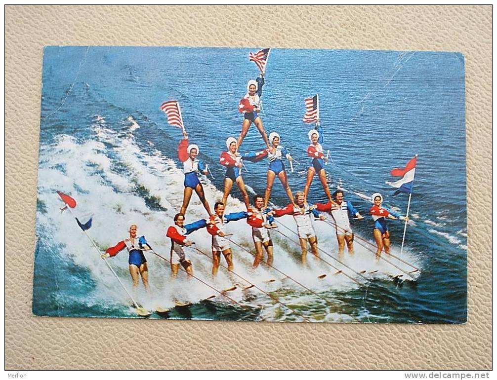 Cypress Gardens Water Skiers Team Florida  Cca 1965-  F+  D4330 - Autres & Non Classés