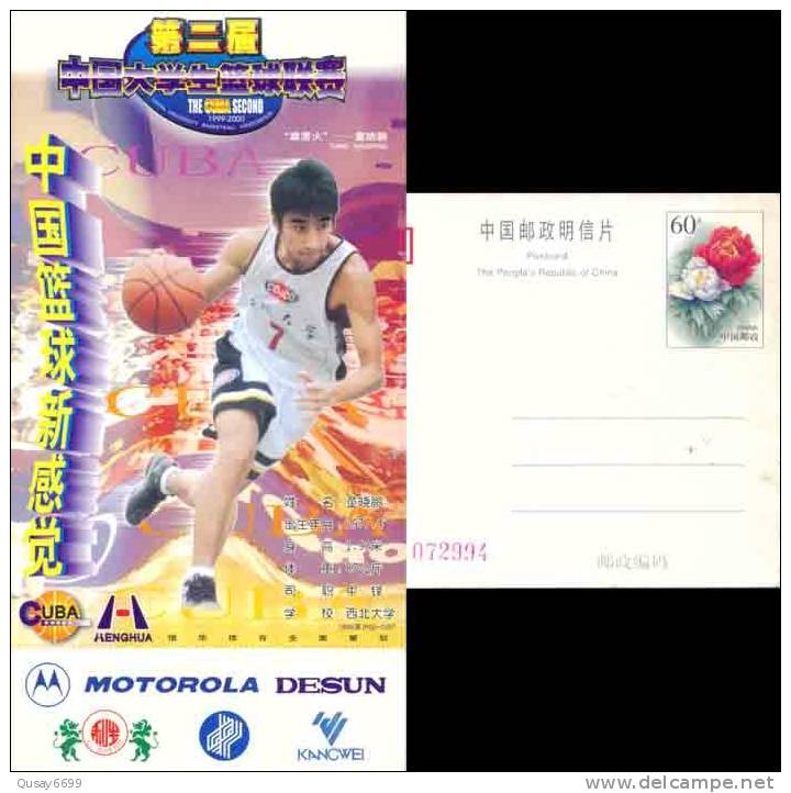 Basketball, Student Basketball Competition,  Pre-stamped Postcard - Basket-ball