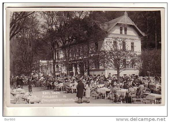 GOOD OLD CZECH POSTCARD - Karlovy Vary / Karlsbad - Cafeteria - Cafés