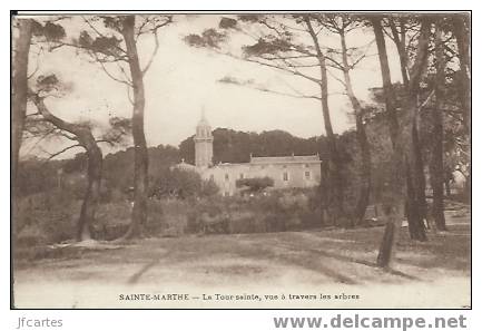 13 - MARSEILLE - SAINTE-MARTHE - La Tour Sainte, Vue à Travers Les Arbres - Quartiers Nord, Le Merlan, Saint Antoine