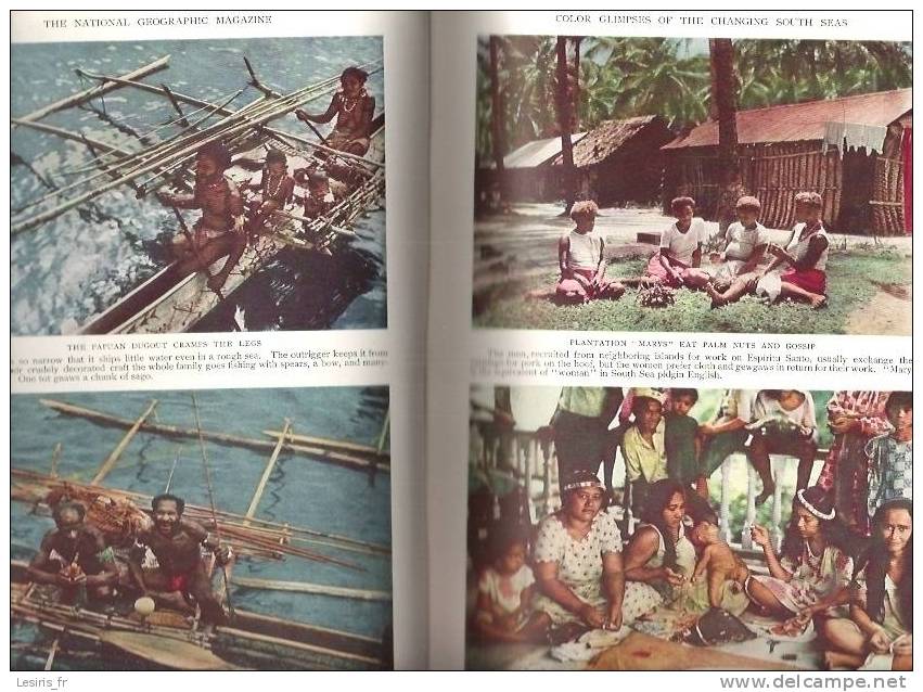 THE NATIONAL GEOGRAPHIC MAGAZINE - 2 TOMES - MARCH 1934 - WITH ILLUSTRATIONS - COCONUTS AND CORAL ISLANDS - CRATER LAKE - Kultur