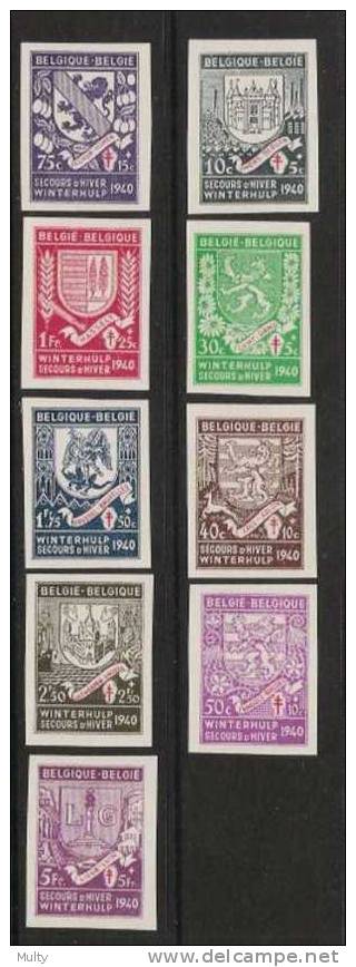 Belgie OCB 547A / 555A (**) - Unused Stamps