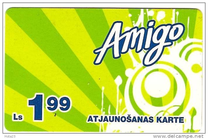 Latvia Prepaid Card AMIGO - 1.99 - Letonia