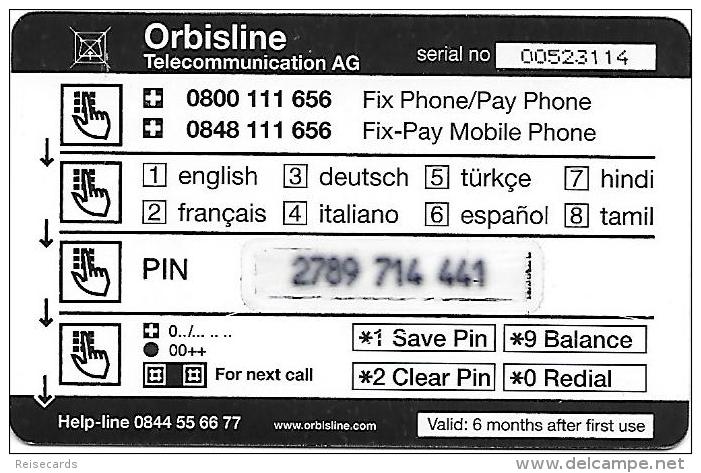 Schweiz Prepaid: Orbisline, Wüstenlandschaft - Paysages