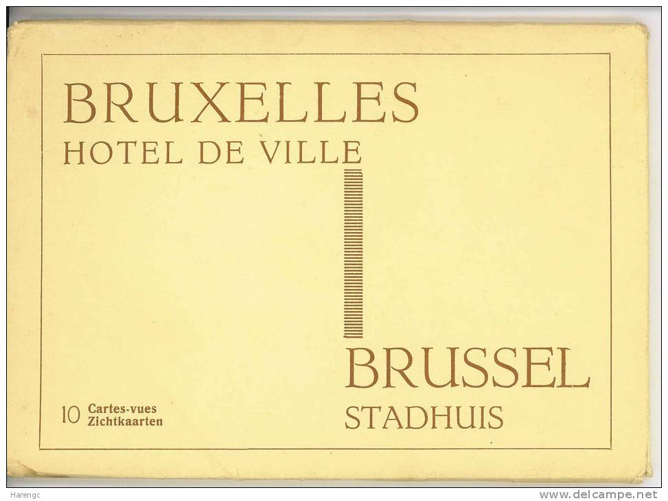 BRUXELLES 10 Cartes Vues Sous étui - Lots, Séries, Collections