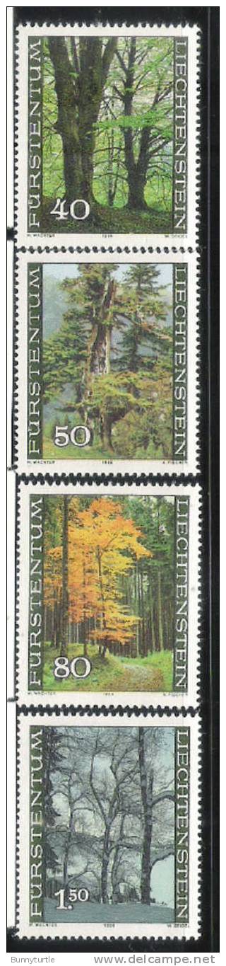 Liechtenstein 1980 Trees Forest MNH - Ungebraucht