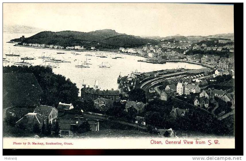 Brand New PPC - Oban, General View From S. W. - Argyllshire