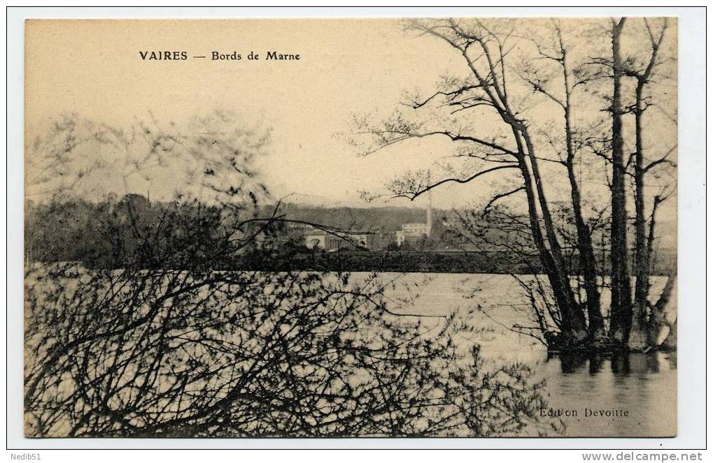 77 *** VAIRES * BORDS DE MARNE * EDITION DEVOITTE - Vaires Sur Marne