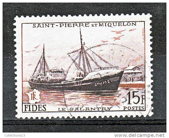 SAINT PIERRE ET MIQUELON - 352 Obli Cote 4 Euros Depart à 10% - Oblitérés