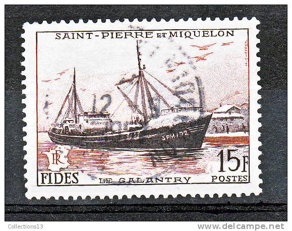 SAINT PIERRE ET MIQUELON - 352 Obli Cote 4 Euros Depart à 10% - Gebraucht