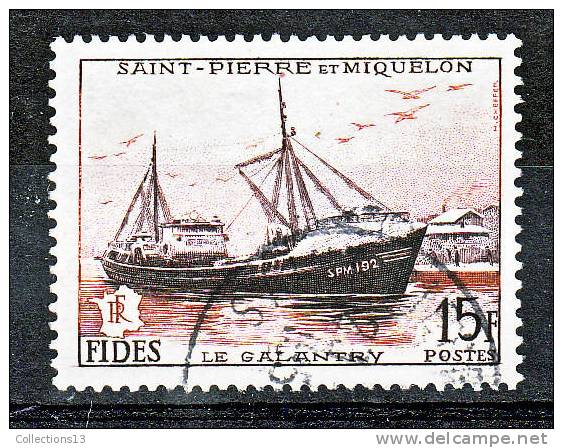 SAINT PIERRE ET MIQUELON - 352 Obli Cote 4 Euros Depart à 10% - Used Stamps