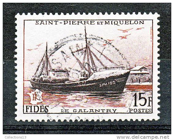 SAINT PIERRE ET MIQUELON - 352 Obli Cote 4 Euros Depart à 10% - Used Stamps