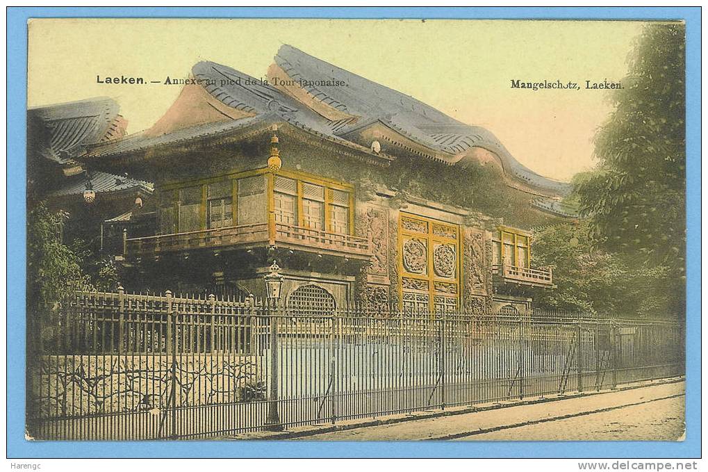 LAEKEN Annexe Au Pied De La Tour Japonaise Colorisée TBE - Laeken