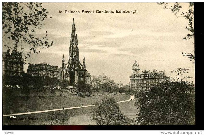 Brand New PPC, Early 1900´s - Edinburgh - In Princes Stret Gardens - Midlothian/ Edinburgh