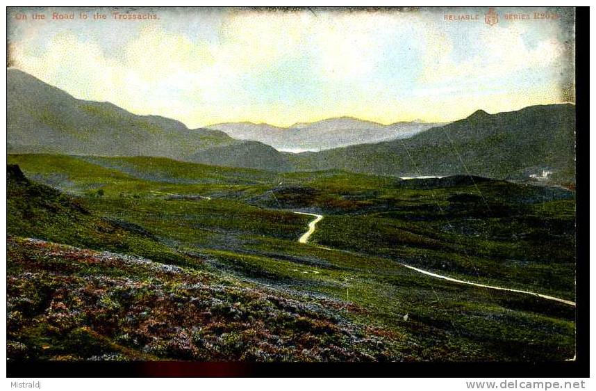 Brand New Tinted PPC, Early 1900´s - On The Road To The Trossachs - Stirlingshire