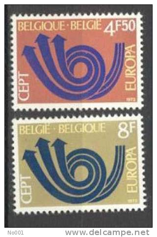Belgique  1661/1662   * *  TB  Europa 1973 - 1973