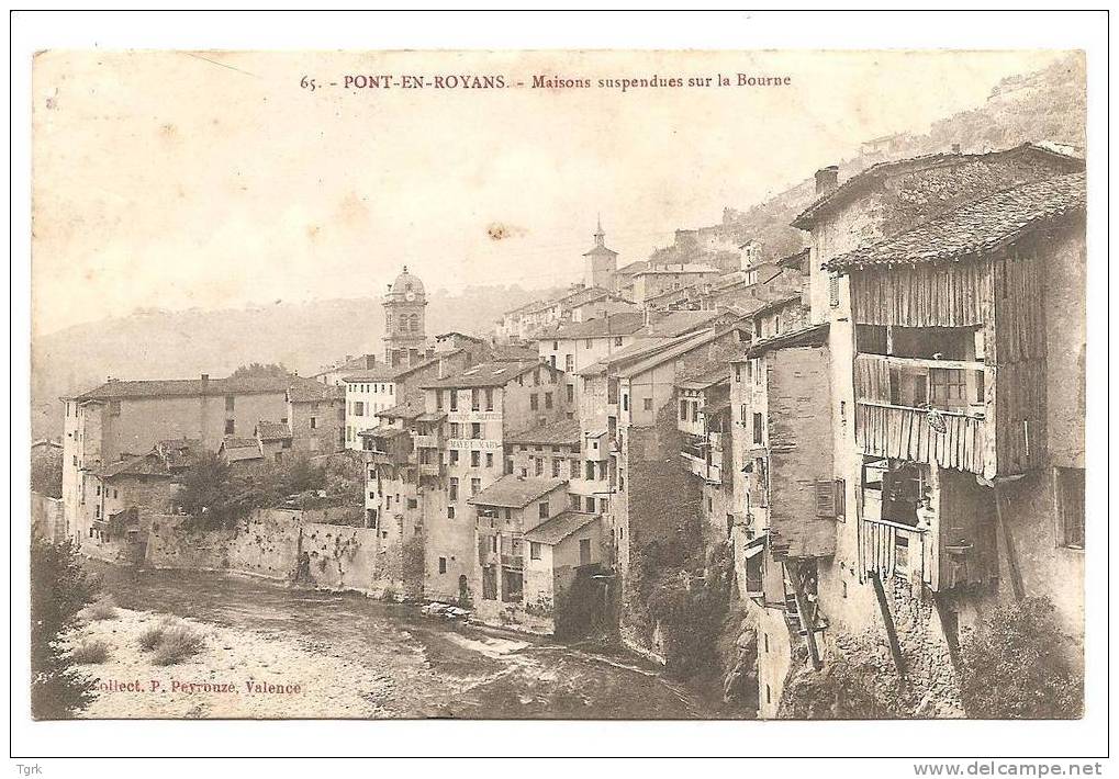 Pont En Royans Maisons Suspendues Sur La Bourne - Pont-en-Royans